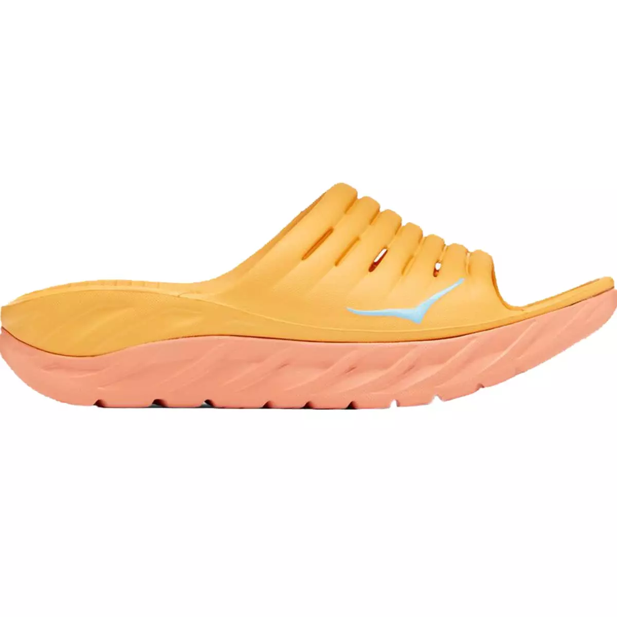 HOKA ONE ONE ORA RECOVERY SLIDE 2 W AMBER YELLOW/SHELL CORAL 22 3 HOKA ONE ONE ORA RECOVERY SLIDE 2 W AMBER YELLOW/SHELL CORAL 22