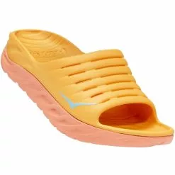 HOKA ONE ONE ORA RECOVERY SLIDE 2 W AMBER YELLOW/SHELL CORAL 22 12 HOKA ONE ONE ORA RECOVERY SLIDE 2 W AMBER YELLOW/SHELL CORAL 22 -Hoka Negozio 9 110343 ora recovery slide 2 w amber yellow shell coral 1134527 aysc 03