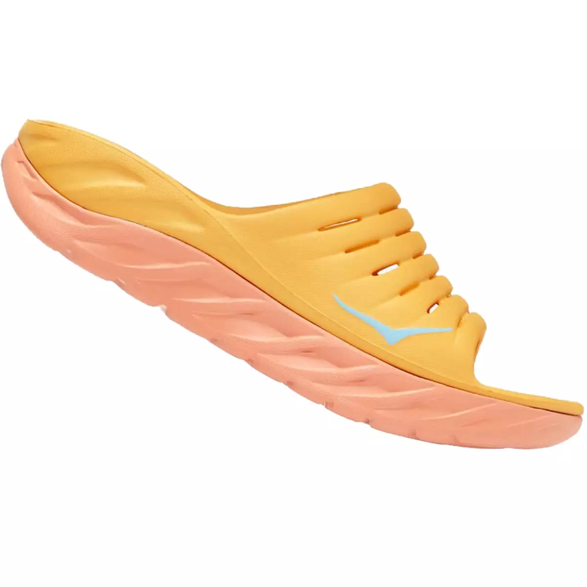 HOKA ONE ONE ORA RECOVERY SLIDE 2 W AMBER YELLOW/SHELL CORAL 22 6 HOKA ONE ONE ORA RECOVERY SLIDE 2 W AMBER YELLOW/SHELL CORAL 22 - immagine 4