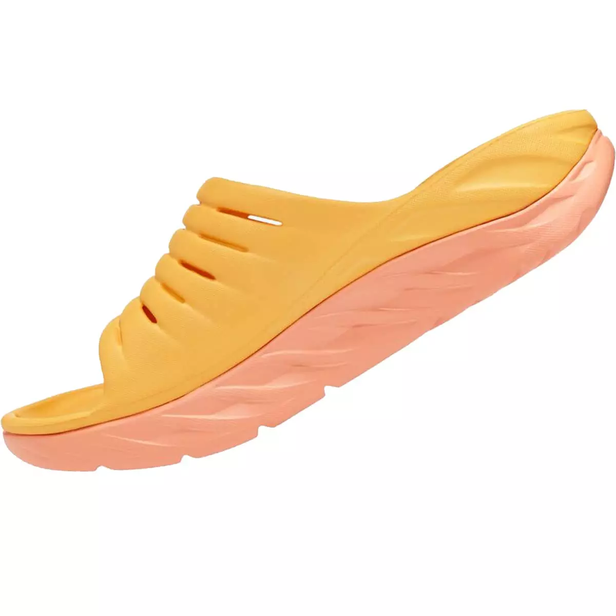 HOKA ONE ONE ORA RECOVERY SLIDE 2 W AMBER YELLOW/SHELL CORAL 22 9 HOKA ONE ONE ORA RECOVERY SLIDE 2 W AMBER YELLOW/SHELL CORAL 22 - immagine 7