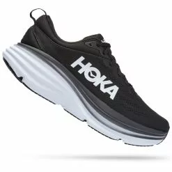 HOKA ONE ONE BONDI 8 BLACK/WHITE 23 -Hoka Negozio 9 110419 bondi 8 black white 1123202 bwht 04
