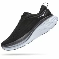 HOKA ONE ONE BONDI 8 BLACK/WHITE 23 -Hoka Negozio 9 110419 bondi 8 black white 1123202 bwht 06