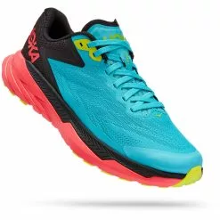 HOKA ONE ONE ZINAL W SCUBA BLUE/DIVA PINK 22 -Hoka Negozio 9 110624 zinal w scuba blue diva pink 1119400 sbdp 04