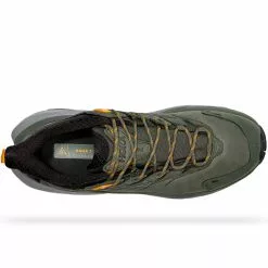 HOKA ONE ONE M KAHA 2 LOW GORE-TEX THYME/RADIANT YELLOW 23 -Hoka Negozio 9 111133 m kaha 2 low gtx thyme radiant yellow 1123190 tryl 07