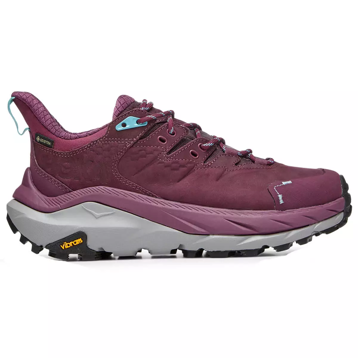 HOKA ONE ONE W KAHA 2 LOW GORE-TEX GRAPE WINE/COASTAL SHADE 23 3 HOKA ONE ONE W KAHA 2 LOW GORE-TEX GRAPE WINE/COASTAL SHADE 23