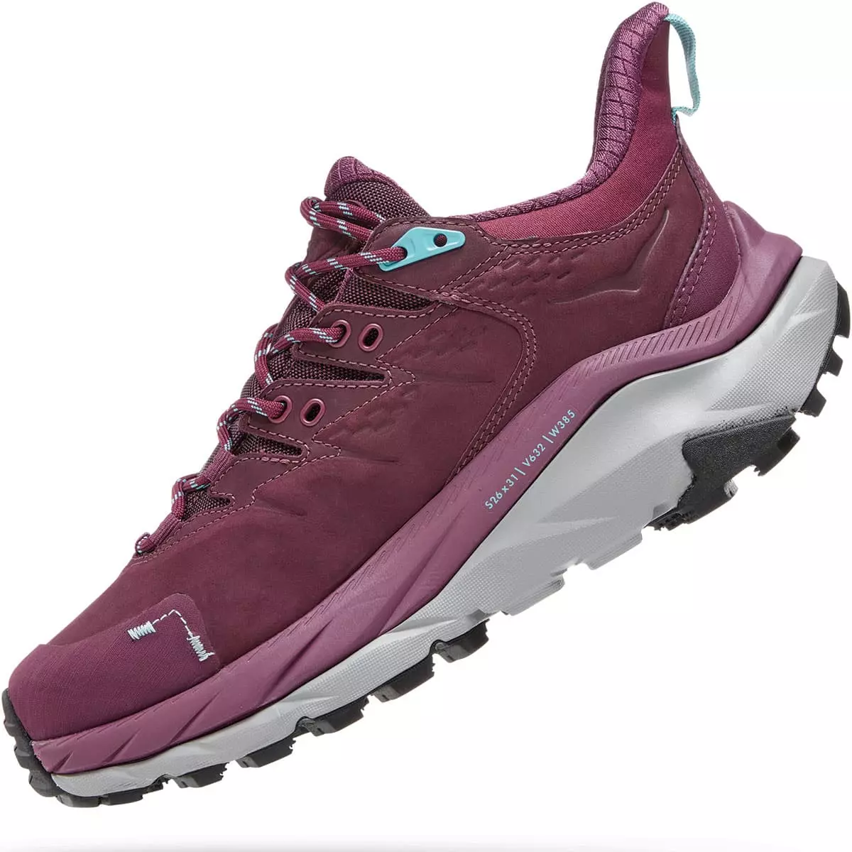 HOKA ONE ONE W KAHA 2 LOW GORE-TEX GRAPE WINE/COASTAL SHADE 23 4 HOKA ONE ONE W KAHA 2 LOW GORE-TEX GRAPE WINE/COASTAL SHADE 23 - immagine 2