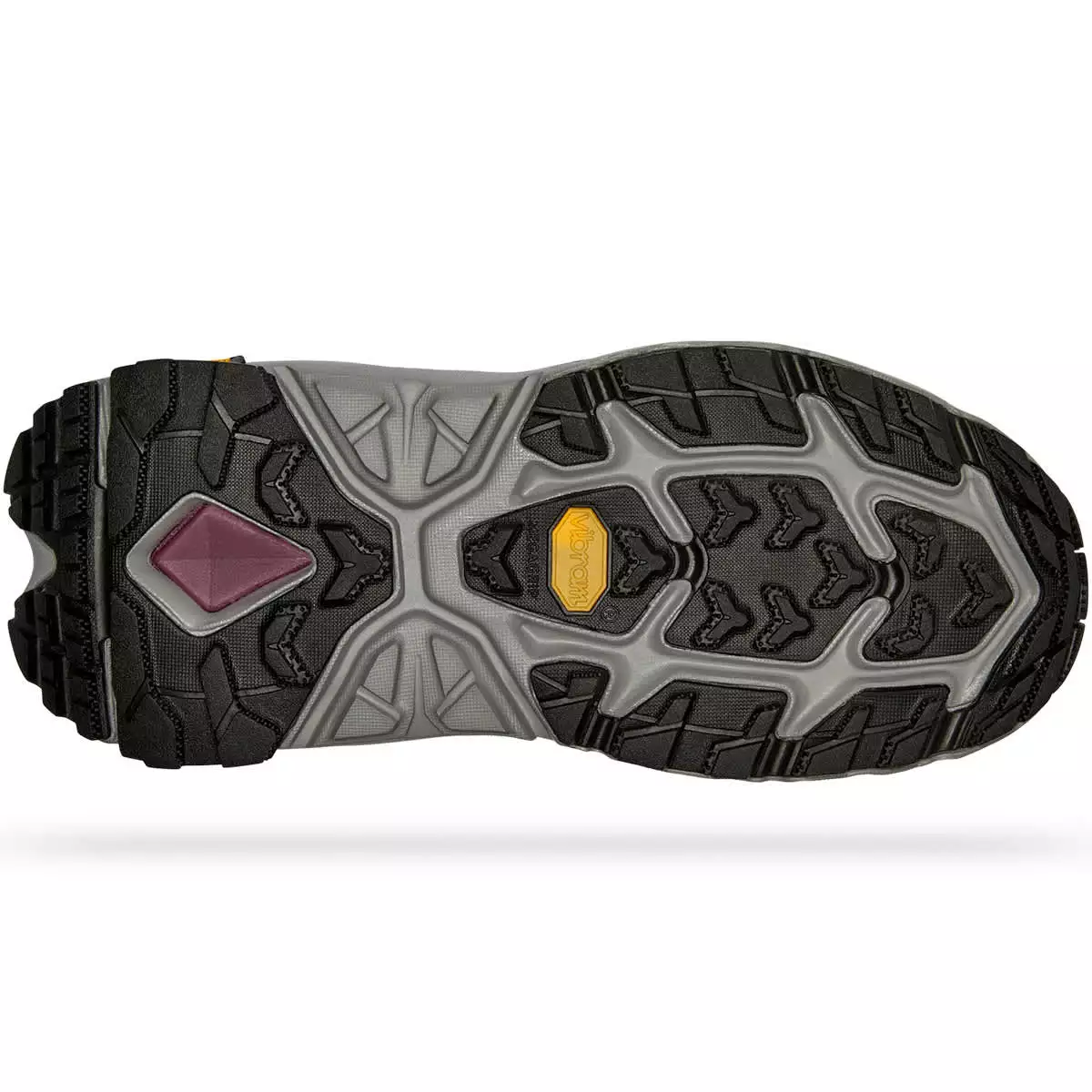 HOKA ONE ONE W KAHA 2 LOW GORE-TEX GRAPE WINE/COASTAL SHADE 23 7 HOKA ONE ONE W KAHA 2 LOW GORE-TEX GRAPE WINE/COASTAL SHADE 23 - immagine 5