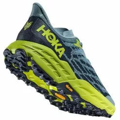 HOKA ONE ONE SPEEDGOAT 5 WIDE STONE BLUE/DARK CITRON 23 -Hoka Negozio 9 123929 speedgoat 5 wide stone blue dark citron 1123159 sbdct 05
