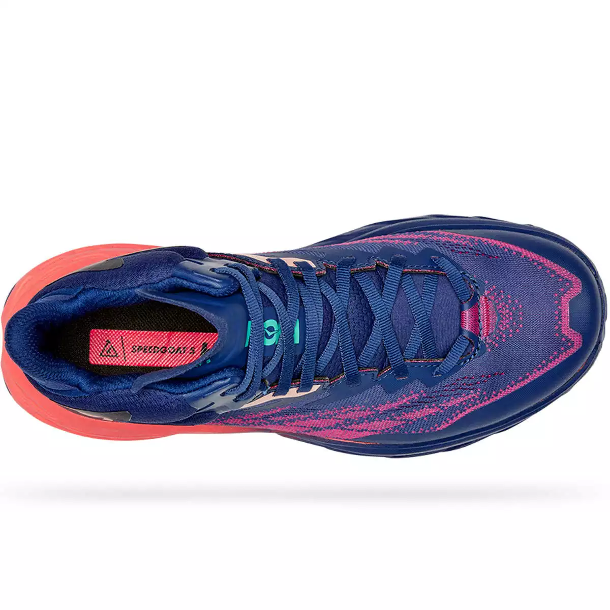 HOKA ONE ONE SPEEDGOAT 5 MID GORE-TEX W BELLWETHER BLUE/CAMELLIA 23 9 HOKA ONE ONE SPEEDGOAT 5 MID GORE-TEX W BELLWETHER BLUE/CAMELLIA 23 - immagine 7