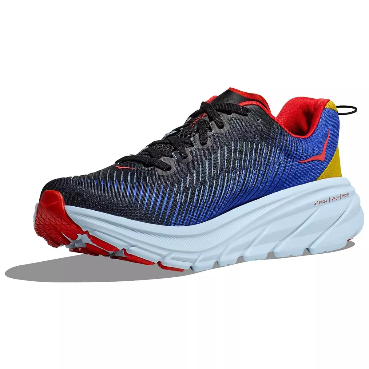 HOKA ONE ONE RINCON 3 BLACK/DAZZLING BLUE 23 6 HOKA ONE ONE RINCON 3 BLACK/DAZZLING BLUE 23 - immagine 4