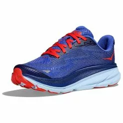 HOKA ONE ONE CLIFTON 9 YOUTH BELLWETHER BLUE/DAZZLING BLUE 23 -Hoka Negozio 9 125857 clifton 9 youth bellwether blue dazzling blue 1131170 bbdgb 03