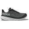 HOKA ONE ONE CLIFTON 9 YOUTH BLACK/WHITE 23