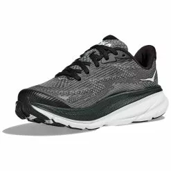 HOKA ONE ONE CLIFTON 9 YOUTH BLACK/WHITE 23 -Hoka Negozio 9 125858 clifton 9 youth black white 1131170 bwht 03