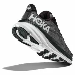 HOKA ONE ONE CLIFTON 9 YOUTH BLACK/WHITE 23 -Hoka Negozio 9 125858 clifton 9 youth black white 1131170 bwht 04