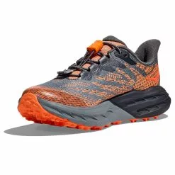 HOKA ONE ONE SPEEDGOAT 5 YOUTH CASTLEROCK/VIBRANT ORANGE 23 -Hoka Negozio 9 125859 speedgoat 5 youth castlerock vibrant orange 1134470 cvon 03