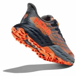 HOKA ONE ONE SPEEDGOAT 5 YOUTH CASTLEROCK/VIBRANT ORANGE 23 -Hoka Negozio 9 125859 speedgoat 5 youth castlerock vibrant orange 1134470 cvon 04