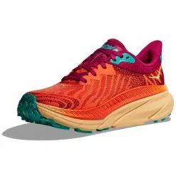 HOKA ONE ONE CHALLENGER 7 FLAME/CHERRIES JUBILEE 23 -Hoka Negozio 9 126059 challenger 7 flame cherries jubilee 1134497 fcjb 04