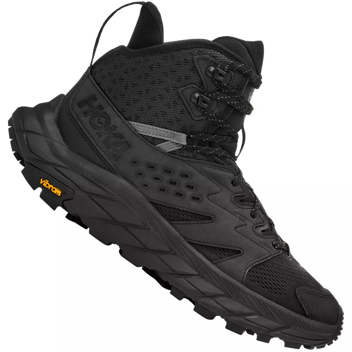 HOKA ONE ONE M ANACAPA BREEZE MID BLACK / BLACK 23 4 HOKA ONE ONE M ANACAPA BREEZE MID BLACK / BLACK 23 - immagine 2